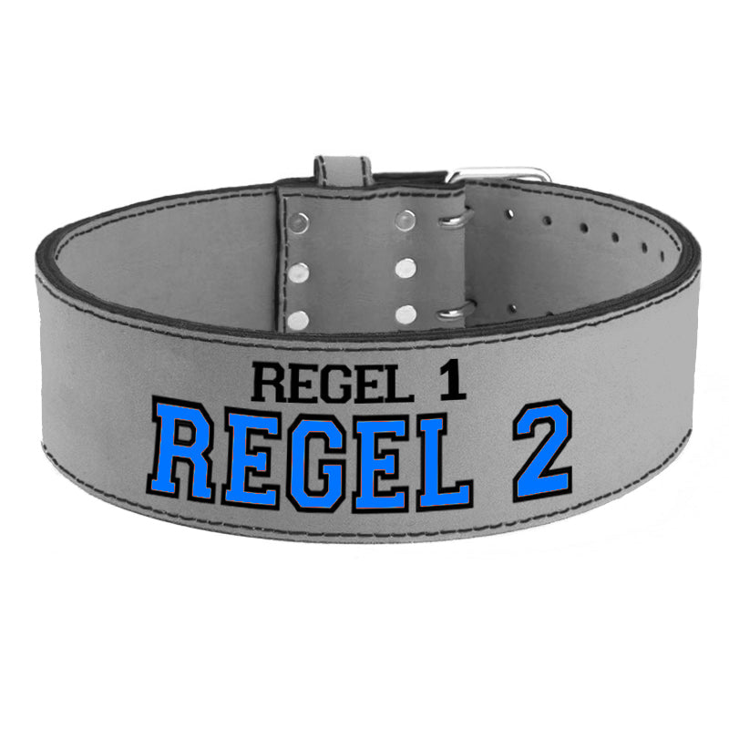 Custom powerlifting clearance belt